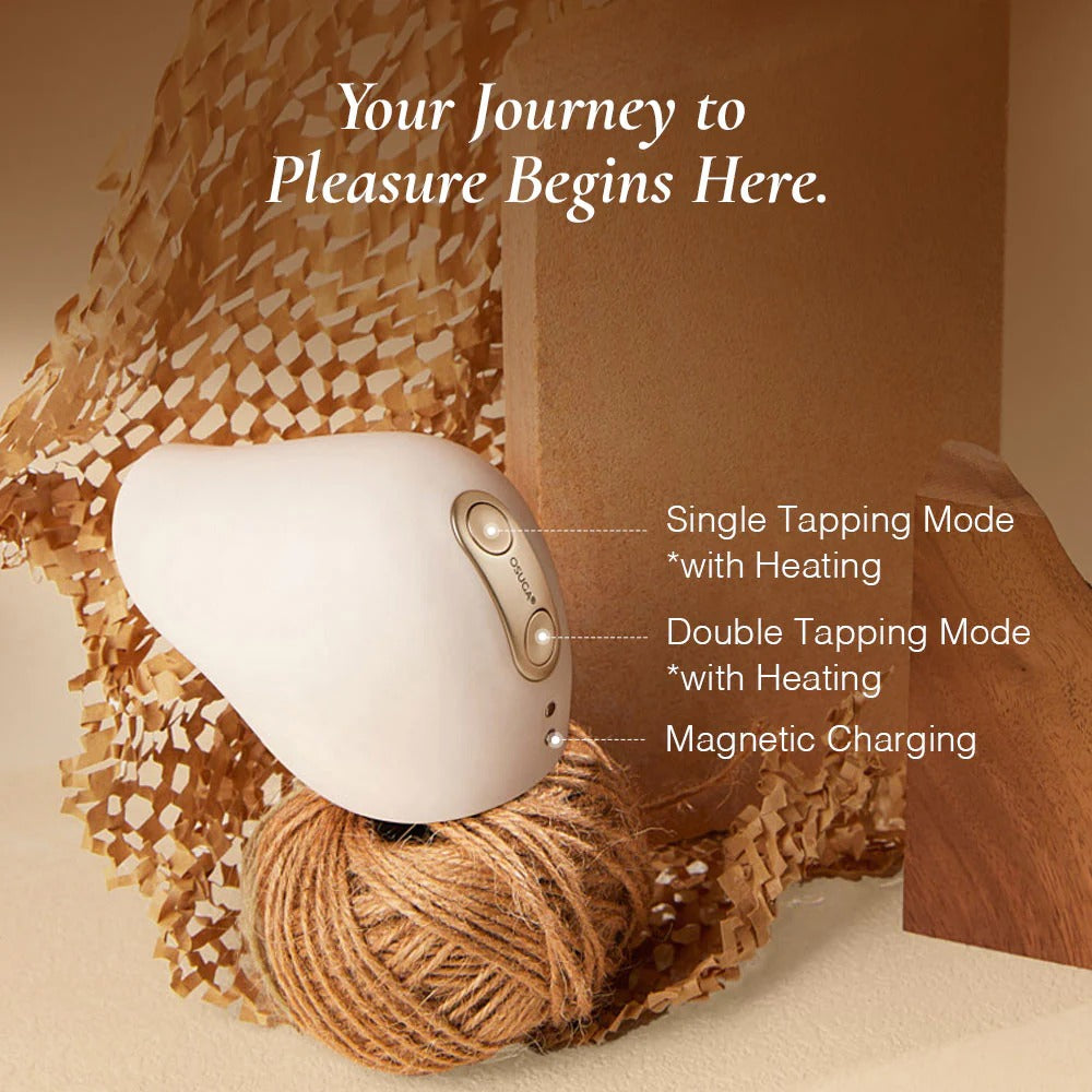 Kiss Dual Tapping Vibrator mit Heizfunktion - Osuga Germany