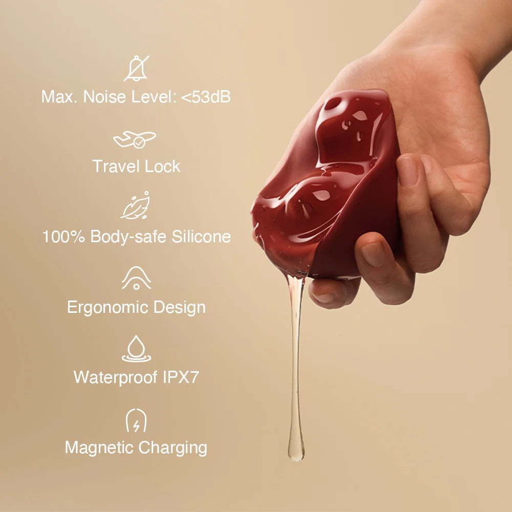 Kiss Dual Tapping Vibrator mit Heizfunktion - Osuga Germany