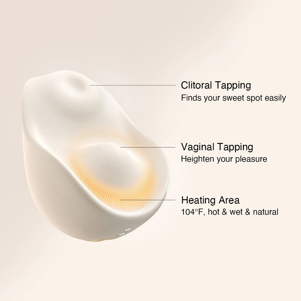 Kiss Dual Tapping Vibrator mit Heizfunktion - Osuga Germany