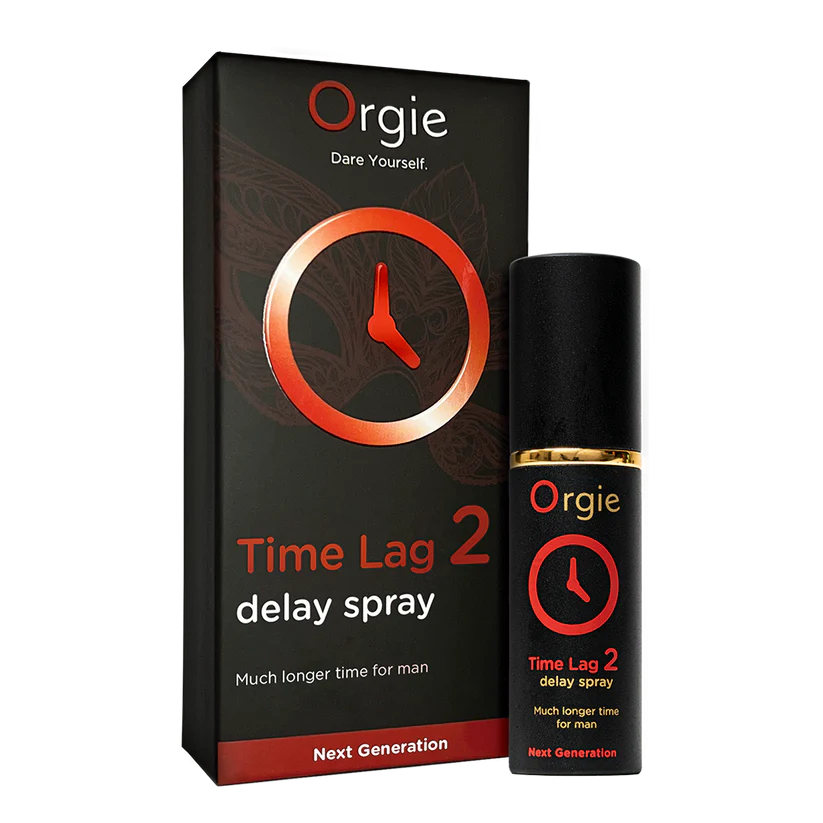 Orgie Time Lag 2 – Verzögerungsspray für Männer, Natürliche Verlängerung der Ausdauer, 10ml