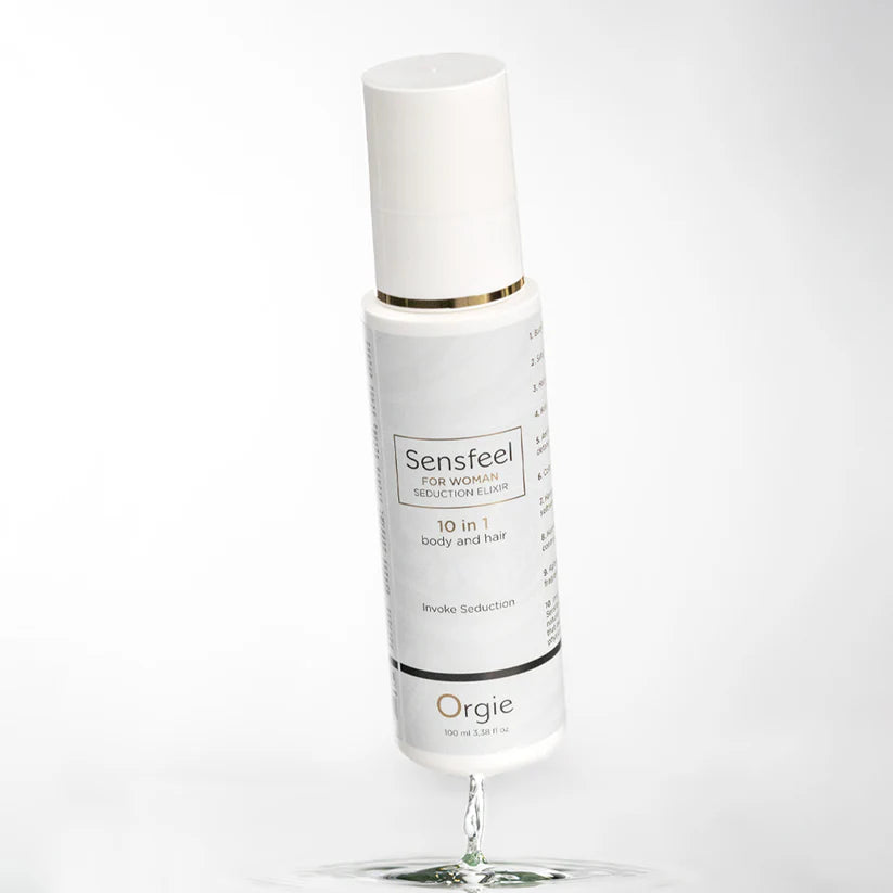 Orgie Sensfeel für Frauen – 10-in-1 Pheromon Körperlotion für Verführung & Anziehung (inkl. Haare), 100ml