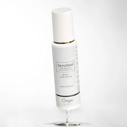 Orgie Sensfeel für Frauen – 10-in-1 Pheromon Körperlotion für Verführung & Anziehung (inkl. Haare), 100ml