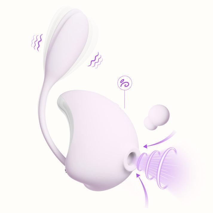OSUGA Obonny® Klitorisstimulator mit Saugfunktion & Bunny-Ohren Ei-Vibrator - Osuga Germany