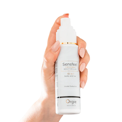 Orgie Sensfeel für Frauen – 10-in-1 Pheromon Körperlotion für Verführung & Anziehung (inkl. Haare), 100ml