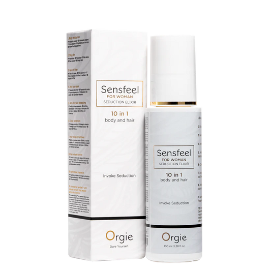 Orgie Sensfeel für Frauen – 10-in-1 Pheromon Körperlotion für Verführung & Anziehung (inkl. Haare), 100ml