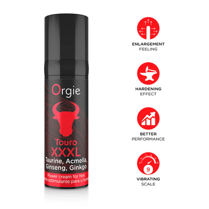 Orgie Touro Power Cream – Natürliche Potenzcreme für Männer 15ml