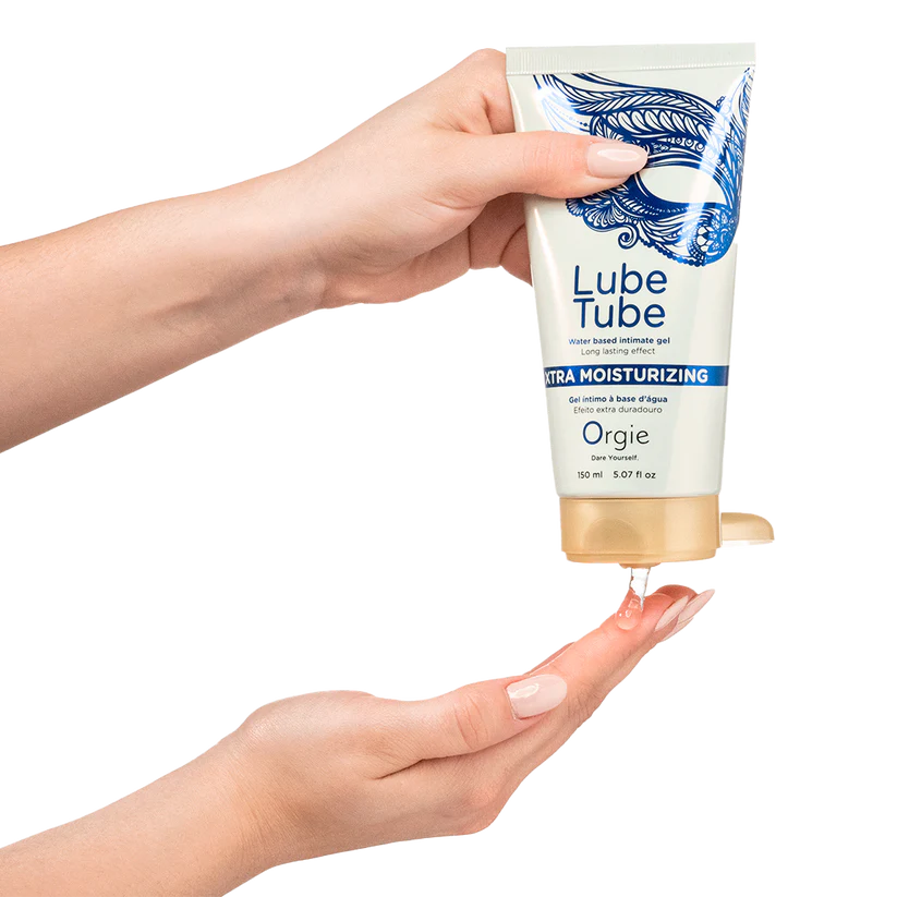 Orgie Lube Tube Xtra Moisturizing – Wasserbasiertes Intimgel, Lang anhaltend & Sanft (Unisex, 150ml)