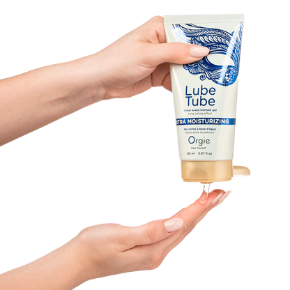 Orgie Lube Tube Xtra Moisturizing – Wasserbasiertes Intimgel, Lang anhaltend & Sanft (Unisex, 150ml)