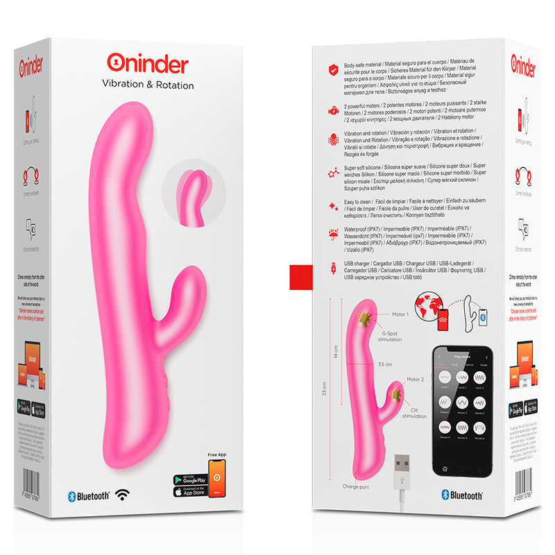 ONINDER Oslo Klassischer Rabbit Vibrator – App-gesteuert