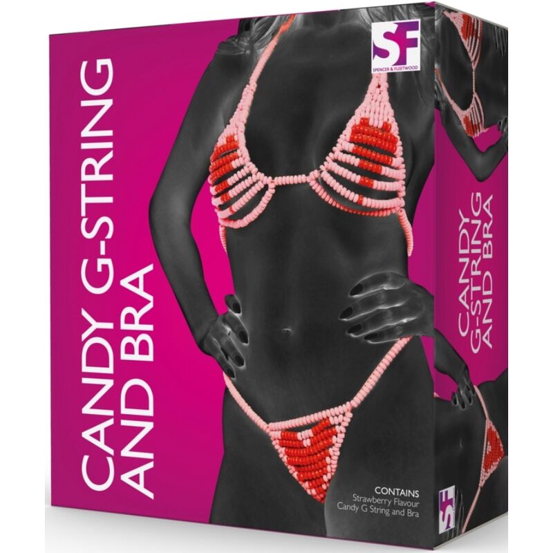 Spencer & Fleetwood – Essbares Candy G-String & BH Set | Sicher & Spaßige Dessous für Paare