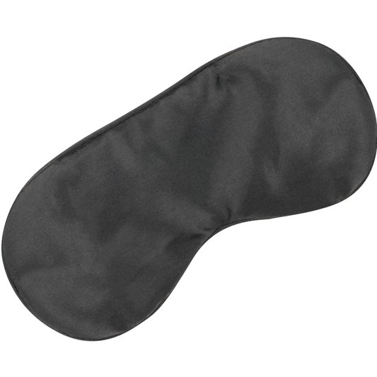 Darkness Schwarze Satin Augenmaske – Weiche Augenbinde für Sinnliches Spiel, Rollenspiele & Bondage im Schlafzimmer