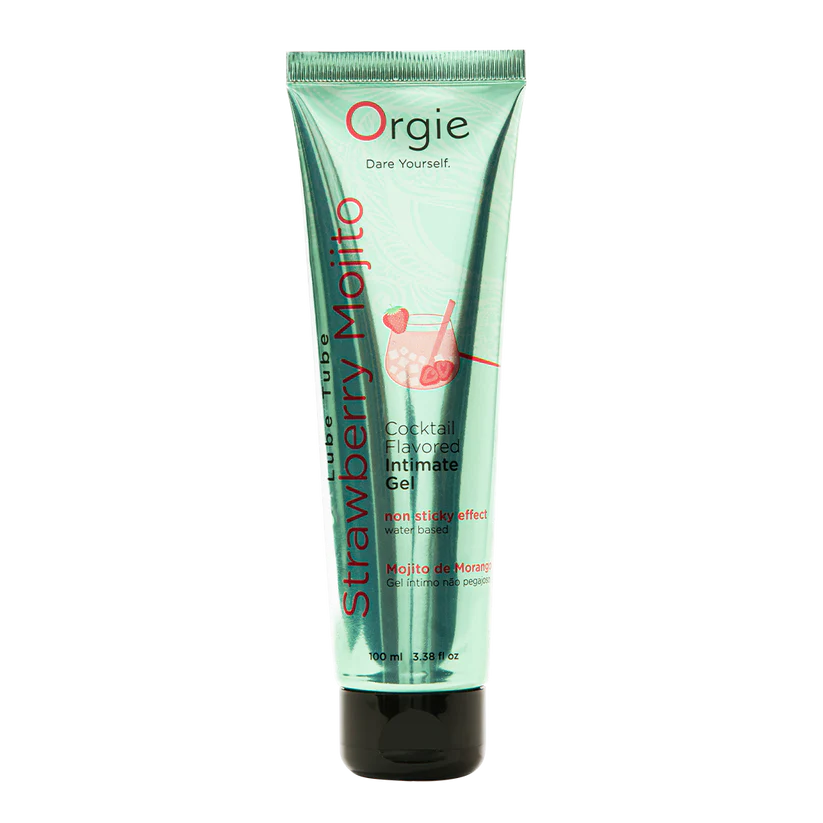 Orgie Lube Tube Cocktail – Intimgel Erdbeer-Mojito, Wasserbasiert & Küssbar (100ml)