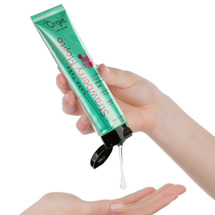 Orgie Lube Tube Cocktail – Intimgel Erdbeer-Mojito, Wasserbasiert & Küssbar (100ml)