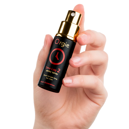 Orgie Time Lag 2 – Verzögerungsspray für Männer, Natürliche Verlängerung der Ausdauer, 10ml