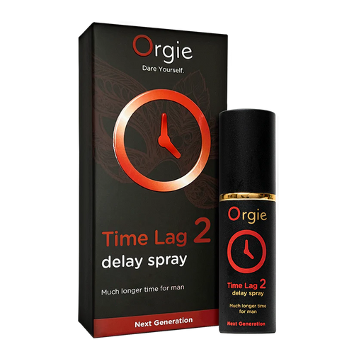 Orgie Time Lag 2 – Verzögerungsspray für Männer, Natürliche Verlängerung der Ausdauer, 10ml